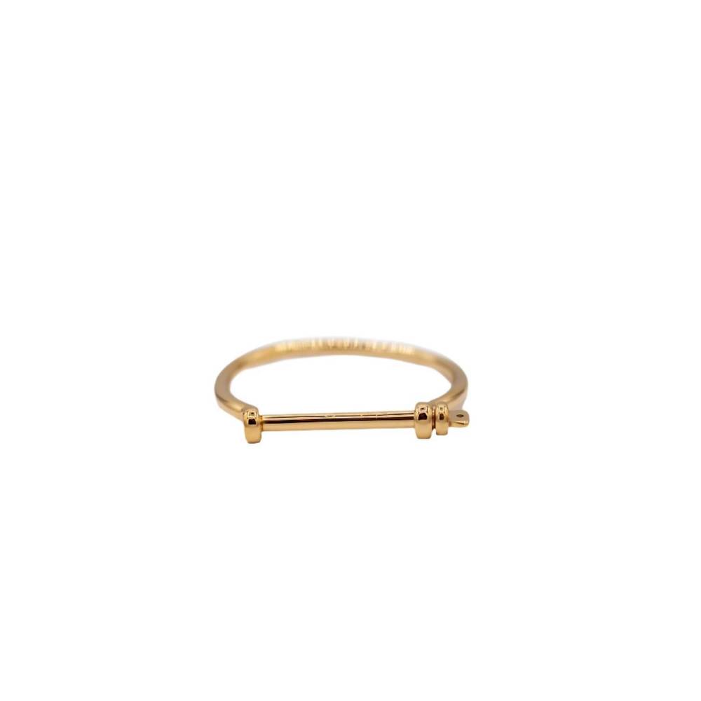 NEW KNOTWTR women's the hook bracelet in gold